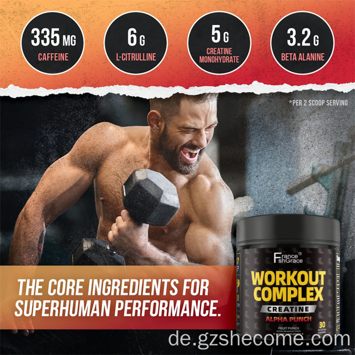 Hot Sale Workout Complex Supplement unterstützt Stärke